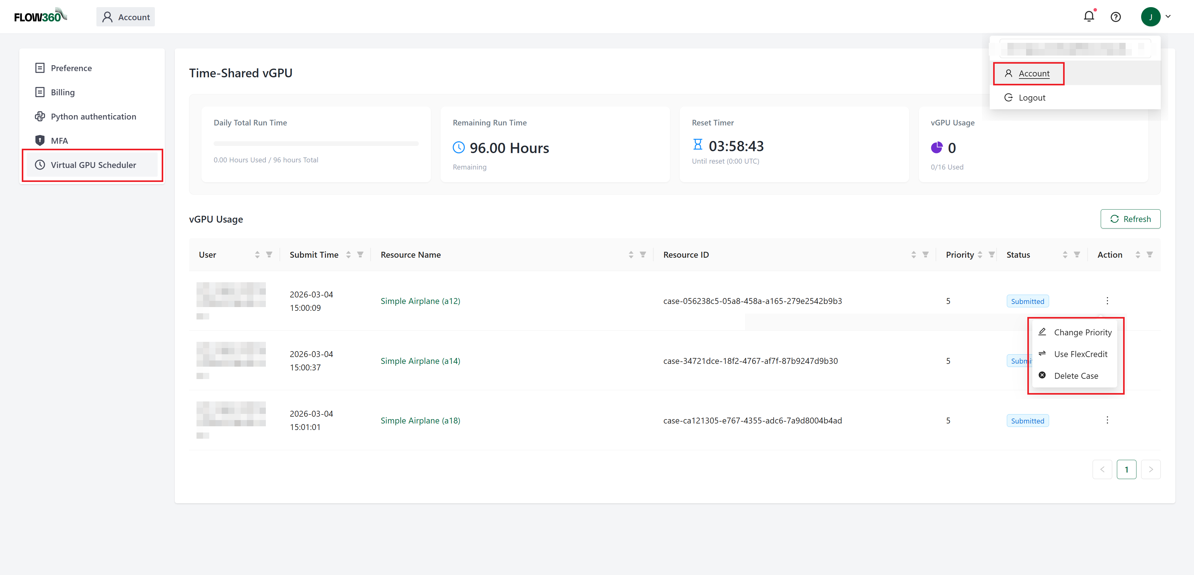 Virtual GPU Scheduler